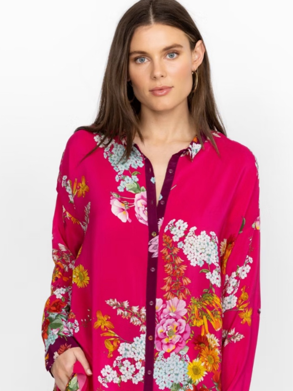Beautiful! NWOT Johnny Was Golden Bouquet blouse XL